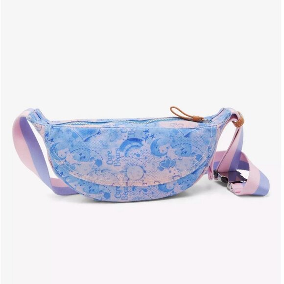 Care Bears Cheer Bear & Grumpy Bear Convertible Crossbody / Belt Bag NWT - Picture 2 of 4